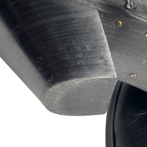 Sam Edelman Louie Fringe Black Leather Ankle Boots Boho Western Urban Cowgirl - Picture 9 of 16